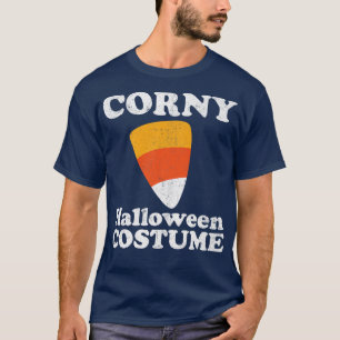 Camiseta Corny Halloween Figurume Engraçado Milho doce Retr
