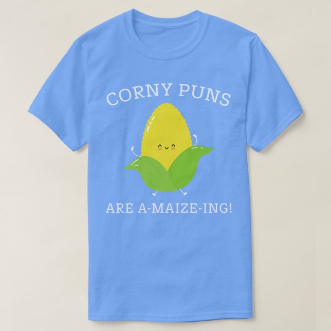 Camiseta Corny Puns (Frente do Design)