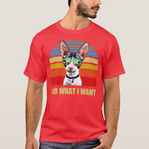 Camiseta Corny Rex Cat Eu faço o que eu quero.