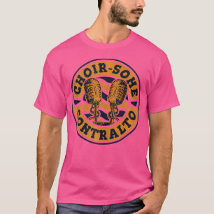 Camiseta Coro-Algum Contralto Opera House Tenor Singer Oper