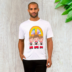 Camiseta Coro Boys Cantando em Culto Cristão da Igreja