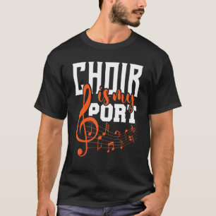 Camiseta Coro É Meu Coristor Esportivo Mostra Cantor Do Cor