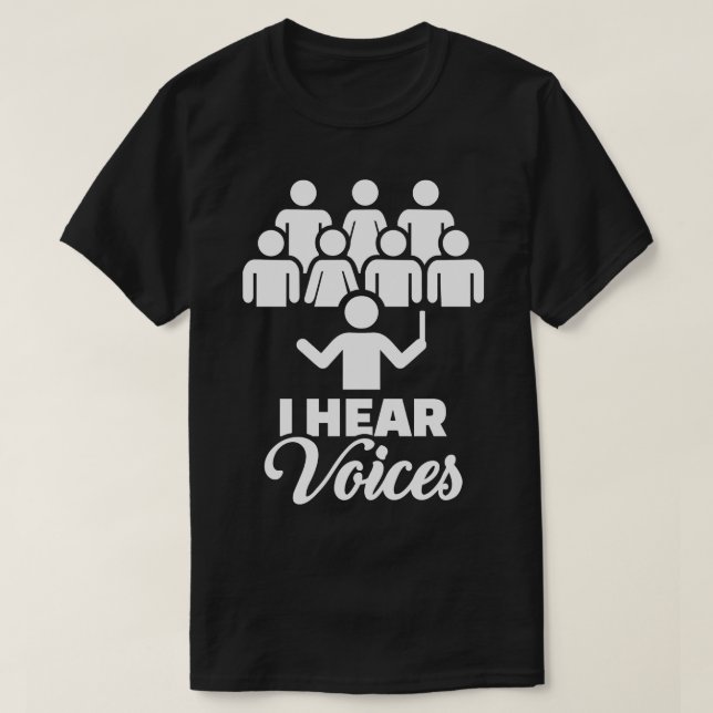 Camiseta Coro, ouço vozes (Frente do Design)