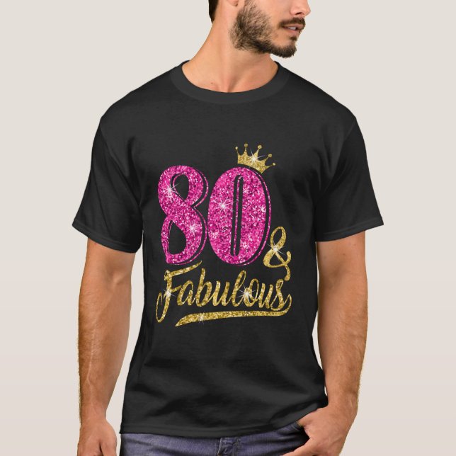 Camiseta Coroa 80 K de 80 80 fabulosa (Frente)