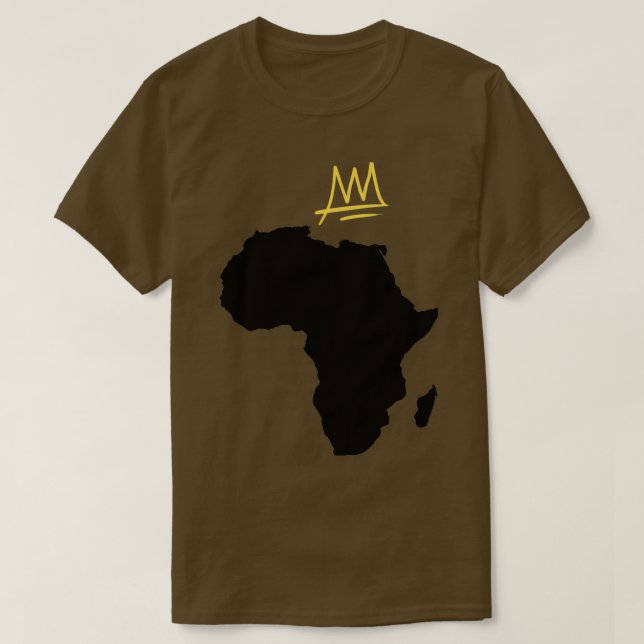 Camiseta Coroa africana (Frente do Design)