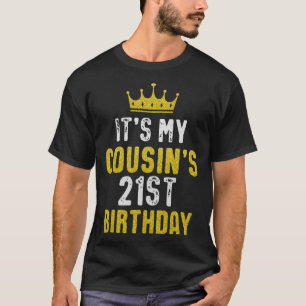 Camiseta Coroa Amarela 21rua Dia Para Primo De Primo De Pri