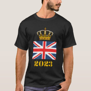 Camiseta Coroa Britânica King Charles Iii 2023