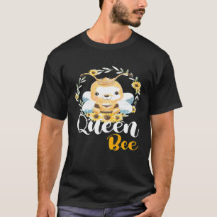 Camiseta Coroa da Rainha das Abelhas Feminina Abelha Mel Co