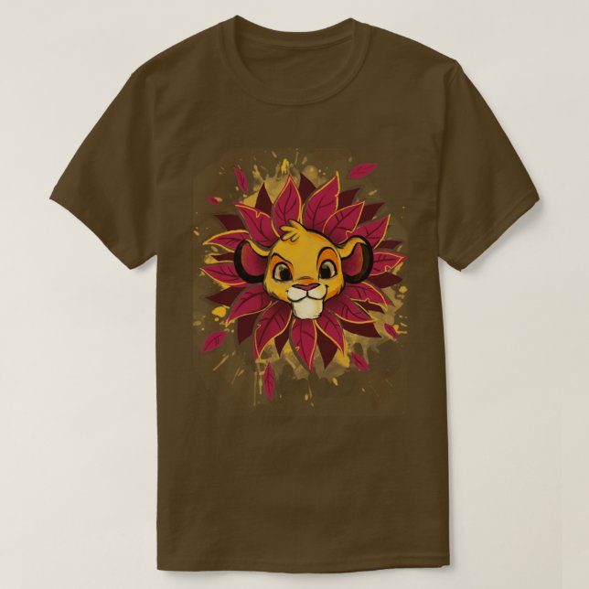 Camiseta Coroa das folhas (Frente do Design)