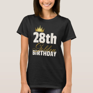 Camiseta Coroa de Aniversário do Ouro 28