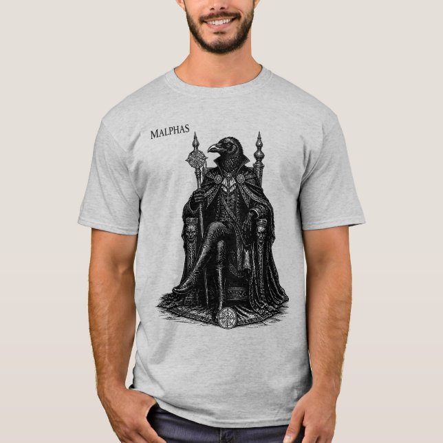 Camiseta Coroa de Asas Negras de Malphas (Frente)