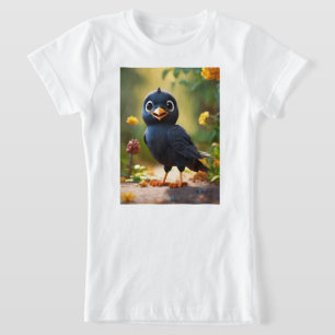 Camiseta Coroa De Bebê Bonita Com T-Shirt Cujo Olho É Bonit