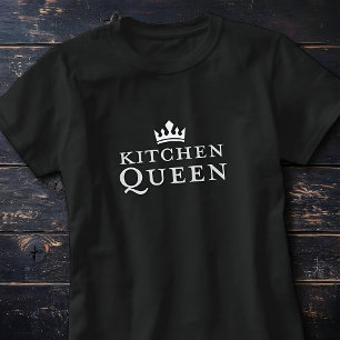 Camiseta Coroa de Chapéu de Pickleball Rainha da Cozinha Pr
