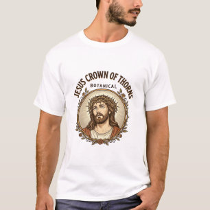 Camiseta Coroa de Espinhos de Jesus Botânica Coroa de Espin