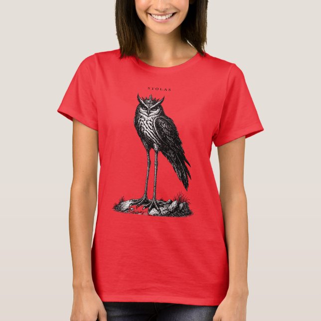 Camiseta Coroa de Meia-Noite de Stolas (Frente)