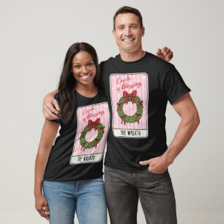 Camiseta Coroa de Natal Círculo de Bênçãos