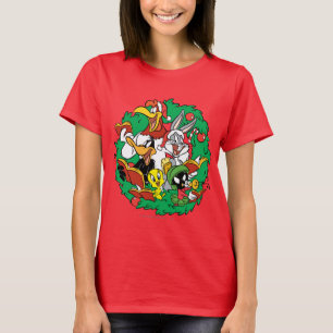 Camiseta Coroa de Natal do Grupo LOONEY TUNES™