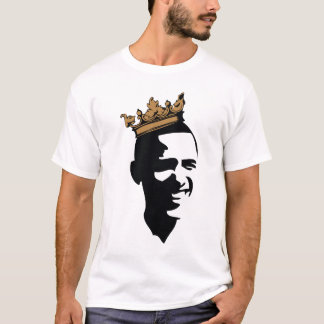 CAMISETA COROA DE OBAMA ** PRETO & OURO