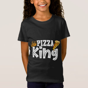 Camiseta Coroa de pizza e pizza engraçada para homens