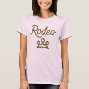 Camiseta Coroa de Tiara Country Western Princesa de Rodeio