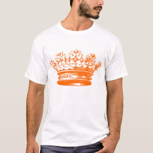 Camiseta Coroa de Vintage - Laranja