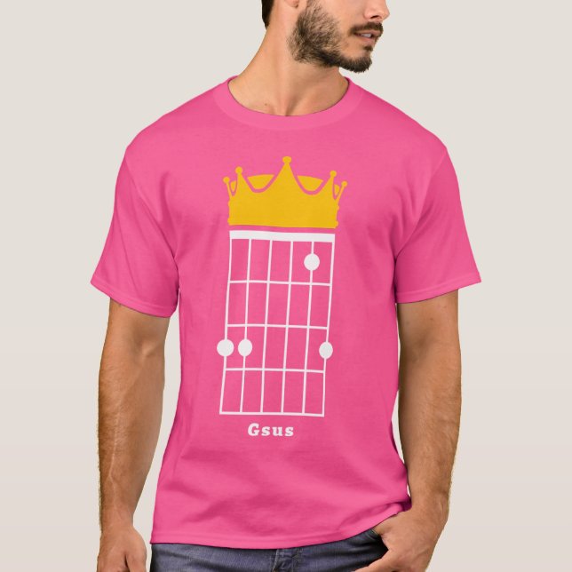 Camiseta Coroa de Violão Gsus (Jesus) (Frente)
