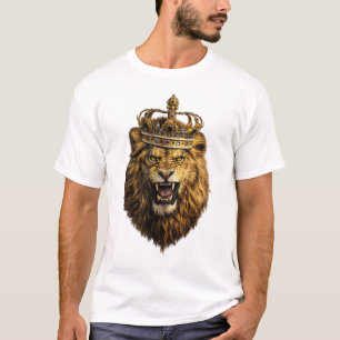 Camiseta Coroa do Rei Leão – Estilo Real Majestoso