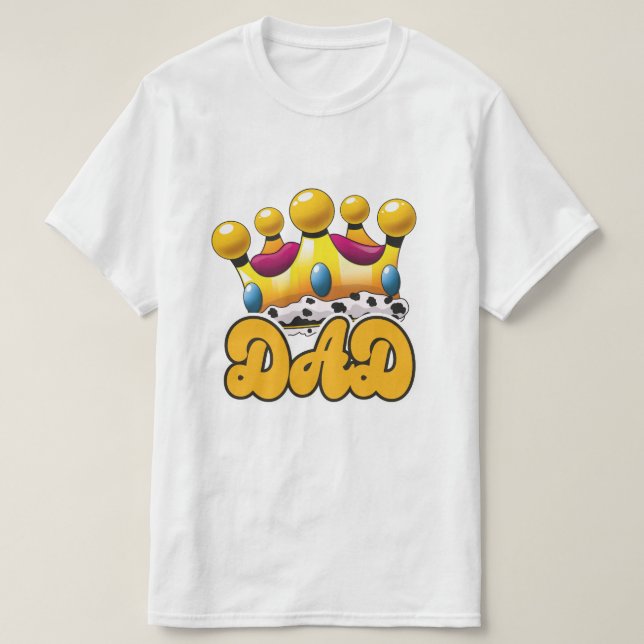 Camiseta Coroa do Rei Pai (Frente do Design)