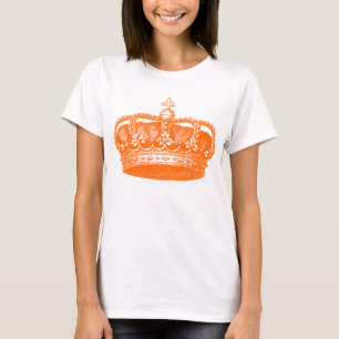 Camiseta Coroa do vintage - cores