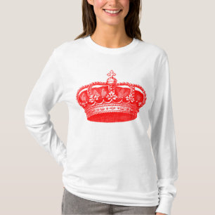 Camiseta Coroa do vintage - cores