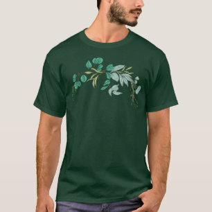 Camiseta Coroa floral de casamento I Bouquet de noiva estil