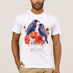 Camiseta Coroa Pássaro Flor do Lover