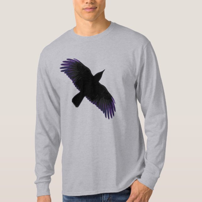 Camiseta Coroa Preta e Roxa (Frente)