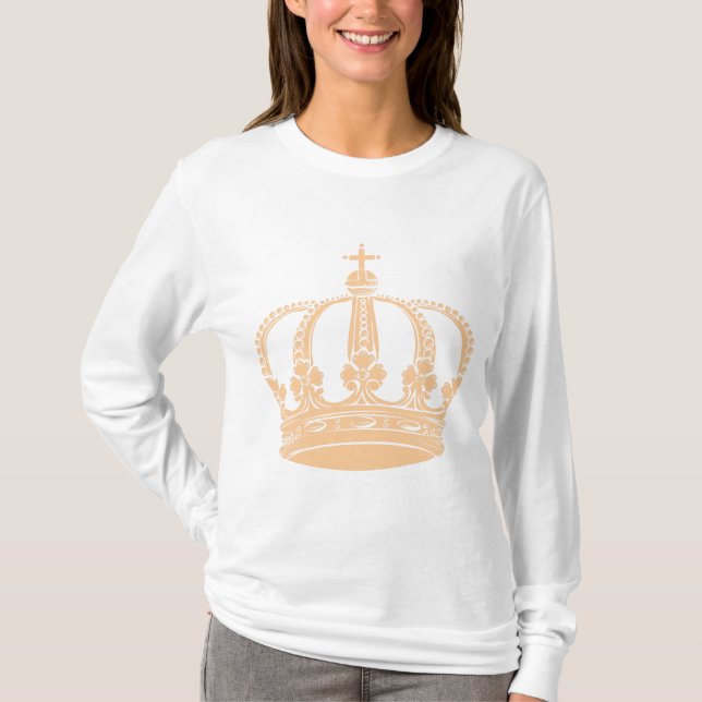 Camiseta Coroa Real 02 - Areia (Frente)