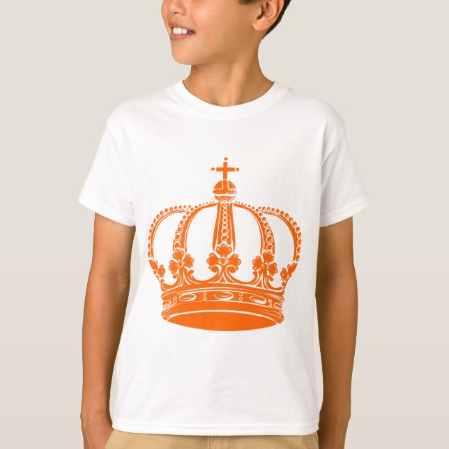 Camiseta Coroa Real 02 - Laranja (Frente)