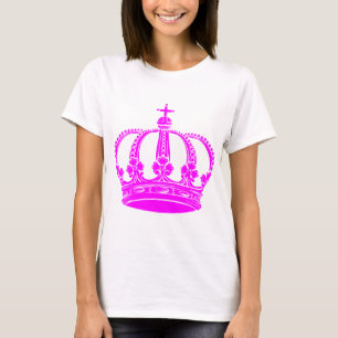 Camiseta Coroa real 02 - magenta