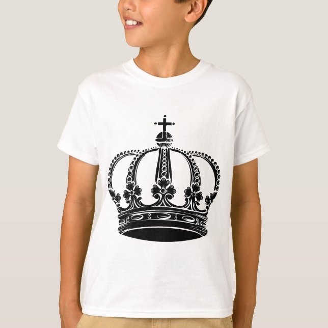 Camiseta Coroa Real 02 - Preto (Frente)