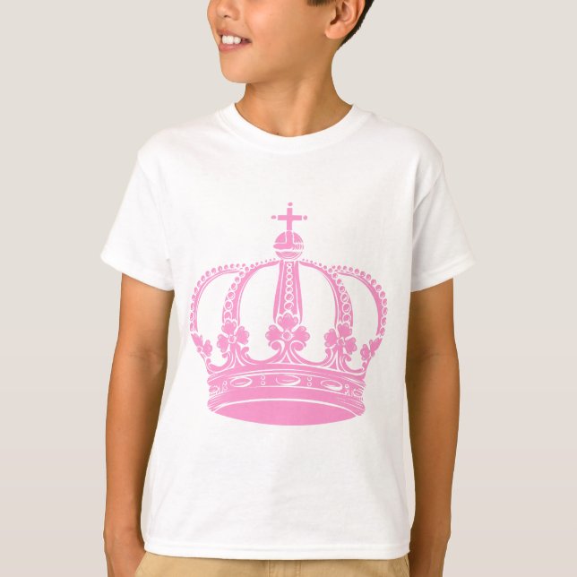 Camiseta Coroa Real 02 - Rosa (Frente)