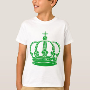 Camiseta Coroa real 02 - verde de grama