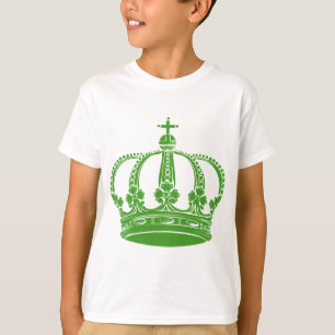 Camiseta Coroa real 02 - verde do abacate