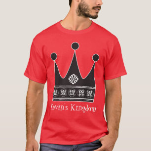 Camiseta Coroa real para seu costume engraçado do reino