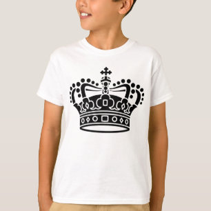 Camiseta Coroa real - preto