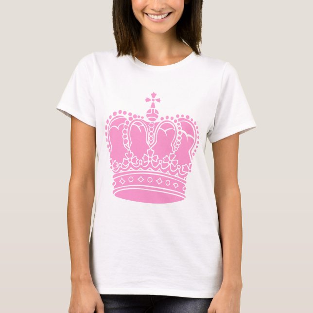 Camiseta Coroa Real - Rosa (Frente)