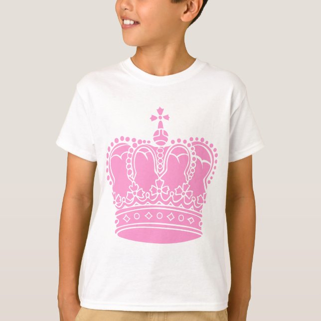 Camiseta Coroa Real - Rosa (Frente)