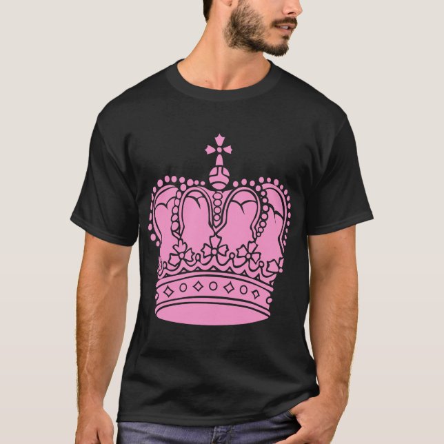 Camiseta Coroa Real - Rosa (Frente)