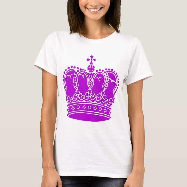 Camiseta Coroa Real - Roxo (Frente)