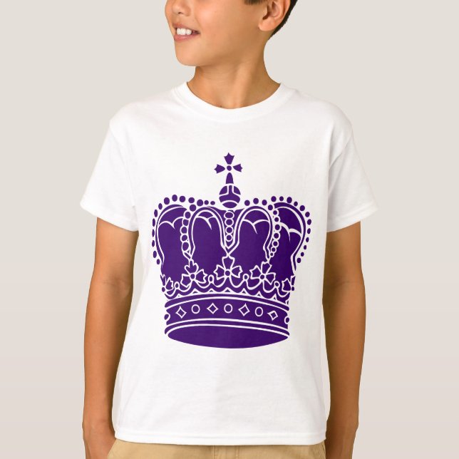 Camiseta Coroa Real - Roxo Profundo (Frente)