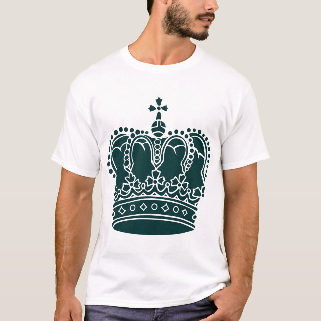 Camiseta Coroa Real - Verde Escuro (Frente)