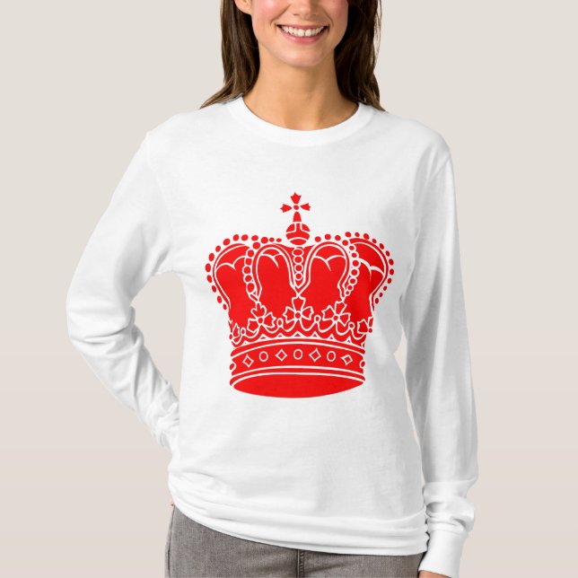 Camiseta Coroa Real - Vermelho (Frente)