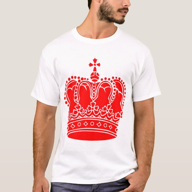 Camiseta Coroa Real - Vermelho (Frente)